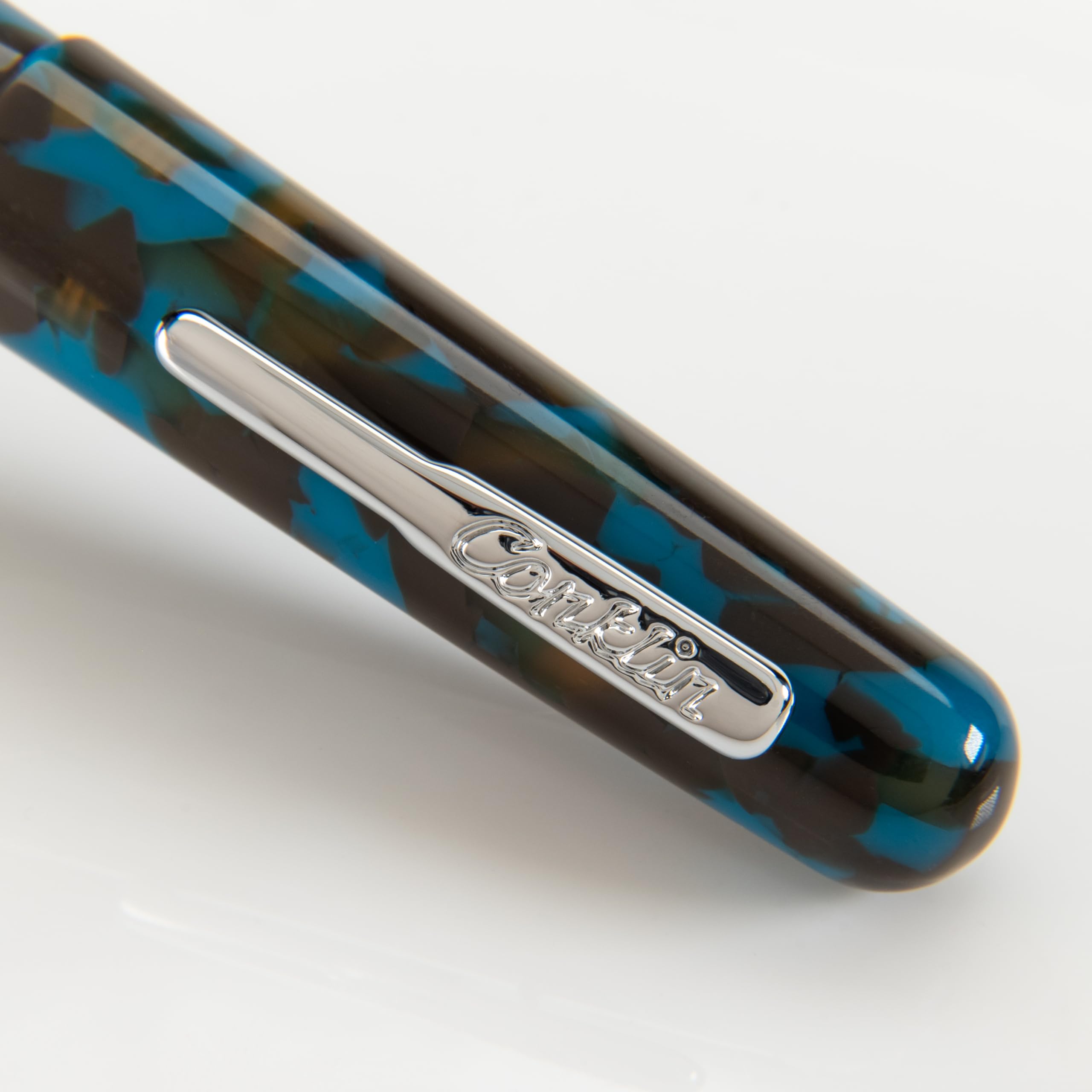 Amazon | Conklin All American 万年筆 サウスウエストターコイズ 細字